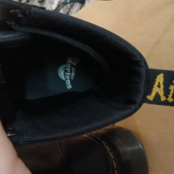 Dr Martens Combs Leather Black Size 7m/8w - Picture 12 of 13